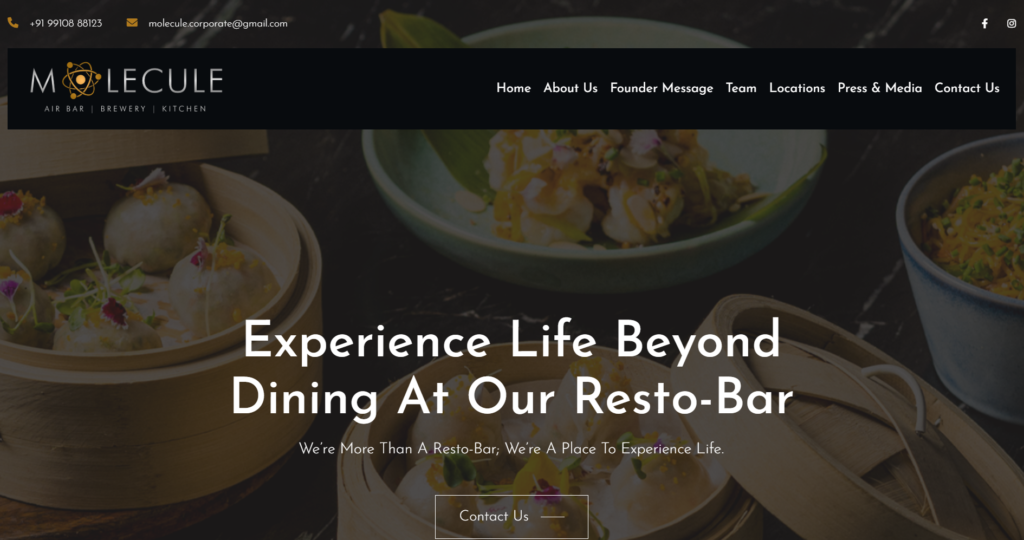 Molecule Air Bar – Science Lab Theme
