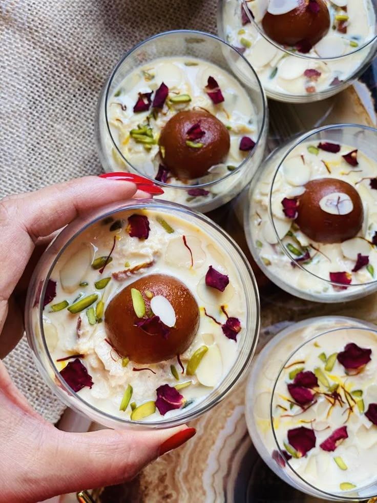 Gulab Jamun with Rabri